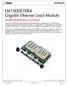 LM1000STXR4 Gigabit Ethernet Load Module