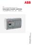 Automatic transfer switches. TruONE ATS, OX_ _. 34OX_ rev. A / 1SCC303011M0201. Automatic transfer switches