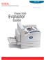 Phaser tabloid laser printer. Phaser Evaluator. Guide