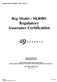 Reg Model : SKR001 Regulatory Assurance Certification
