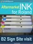 April 2013 INK. Aftermarket. for Roland. B2 Sign Site visit. Nicholas Hellmuth
