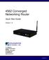 4562 Converged Networking Router