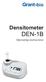 -bio. Densitometer DEN-1B Operating instructions