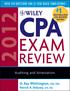 OVER 750 QUESTIONS AND 55 TASK-BASED SIMULATIONS! CPA EXAM REVIEW. Auditing and Attestation. O. Ray Whittington, CPA, PhD Patrick R.