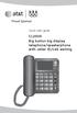 Quick start guide. CL2939 Big button big display telephone/speakerphone with caller ID/call waiting