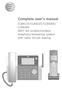 Complete user s manual. CL84115/CL84215/CL84265/ CL84365 DECT 6.0 corded/cordless telephone/answering system with caller ID/call waiting