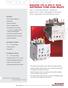 PRODUCT PROFILE BULLETIN 193 & 592 E1 PLUS ELECTRONIC OVER LOAD RELAYS