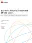 Business Value Assessment of Use Cases