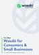 Tech Brief Wasabi for Consumers & Small Businesses