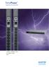 Inspired by Your Data Center. 1-Phase Intelligent PDU US NEMA Outlet 110V
