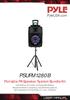 PSUFM1280B. Portable PA Speaker System Bundle Kit