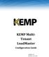 Multi-Tenant LoadMaster WUI. KEMP Multi- Tenant LoadMaster. Configuration Guide