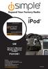 ipod Expand Your Factory Radio PGHGM1 Owner s Manual Media Gateway add PXAMG