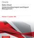 Oracle. Sales Cloud Understanding Import and Export Management. Release 13 (update 18B)