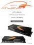 AtlonA MODEL: AT-HD577. User s Manual. HDMI Audio De-Embedder