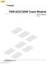 TWR-K21F120M Tower Module User s Manual Rev. 1.0