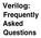 Verilog: Frequently Asked Questions