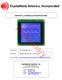 Crystalfontz America, Incorporated GRAPHIC LCD MODULE SPECIFICATIONS. Preliminary CFAG128128B-TMI-VZ. Release Date , Preliminary