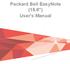 Packard Bell EasyNote (15.6) User s Manual. Packard Bell EasyNote (15.6) User s Manual