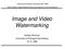 Image and Video Watermarking