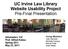UC Irvine Law Library Website Usability Project Pre-Final Presentation
