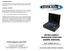 Kodiak Mobile INTELLIGENT DOCKING STATION USERS MANUAL PART NUMBER: PANASONIC CF53 TOUGHBOOK COMPATIBLE AN ISO 9001:2008 CERTIFIED COMPANY