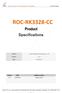 ROC-RK3328-CC Product Specifications