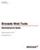 December Brocade Web Tools. Administrator's Guide. Supporting Fabric OS MK-91CB