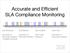 Accurate and Efficient SLA Compliance Monitoring