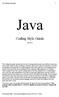 Java Coding style guide 1. Java. Coding Style Guide. (July 2015)