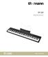 SP-320 digital piano. user manual