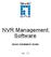 NVR Management Software