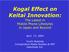 Kogal Effect on Keitai Innovation: