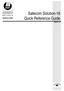 Safecom Solution-16 Quick Reference Guide ISSUE 1.10