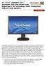 22 (21.5 viewable) 16:9 ergonomic FHD LED monitor with SuperClear VA technology, HDMI, DisplayPort, USB ports and speakers VG2239Smh