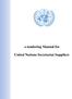 e-tendering Manual for United Nations Secretariat Suppliers