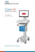 CareLink. Mobile Nurse Station. User Manual. Elevating performance, every day. For RX and XP Models