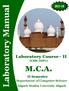 Laboratory Manual. Laboratory Course II (CSM 22P1) M.C.A. II Semester. Department of Computer Science. Aligarh Muslim University Aligarh