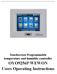 Touchscreen Programmable temperature and humidity controller. OYO9256P WEWON Users Operating Instructions