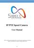 IP PTZ Speed Camera User Manual
