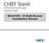 CHIEF Stand. K3F220/K3G220 (2x2) K3G320 (3x2) EX241UN / -H Multi-Screen Installation Manual