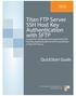 Titan FTP Server SSH Host Key Authentication with SFTP