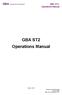 GBA ST2 Operations Manual