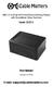 USB 3.0 to Dual SATA Hard Drive Docking Station with Standalone Clone Function. Model User Manual. (Available in a PDF file)