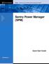 Sentry Power Manager (SPM)