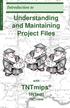 Understanding and Maintaining Project Files