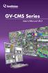 GV-CMS Series. User s Manual V8.2