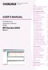 USER S MANUAL. BPChecker2000. Ver.3.1. PFX2000 Series Application Software SD002. Test Condition Editor. Test Executive.