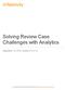 Solving Review Case Challenges with Analytics