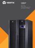 APMTM UPS 30kW - 300kW The Compact Row-Based UPS With Flexpower Technology
